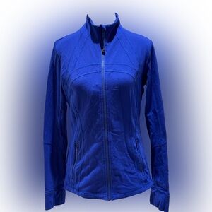 Lululemon Define Jacket size 10 Royal Blue